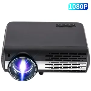 Projetor de uso doméstico, 2020 htp 1080p 4000 lúmens lcd, sistema android, embutido