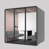 Cabine vocale mobile intimité pour hôtel Pod d'enregistrement vivant Jardin Intérieur Préfabriqué Insonorisé Bureau Travail Réunion Pod