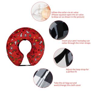 CuteBone-Collar de cono inflable para perros y gatos, protección ajustable y cómoda, recuperación suave, venta al por mayor - Product Image 5