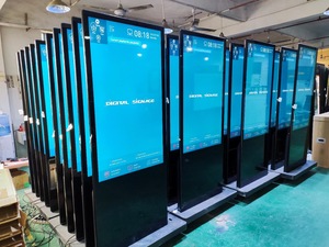 43 55-inch LCD trong nhà quảng cáo hiển thị đứng màn hình cảm ứng tương tác kỹ thuật số biển cho thang máy Áp phích hoạt hình biển - Product Image 6