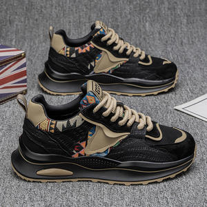 Chaussures pour hommes 2025 nouvelles chaussures de skate décontractées polyvalentes confortables Chaussures de sport tendance antidérapantes résistantes à l'usure rétro - Product Image 1