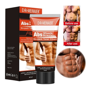 Crème musculaire abdominale pour la remise en forme et le remodelage du corps, soin chauffant pour hommes, renforcement de la peau, raffermissement, corps entier 60g - Product Image 1
