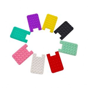 The New Listing Universal and Convenient Mobile Phone Suction Cup Silicone Card Holder in Pure Colors - Product Image 5