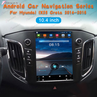 Radio de coche Android 10 de 10,4 pulgadas con pantalla IPS, reproductor de DVD para coche, sistema Multimedia, Hyundai IX25 Creta 2014-2016 compatible con CarPlay