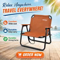 Chaise de jardin en aluminium, pliable, portable, pour le camping, avec tissu Oxford 600D, design moderne