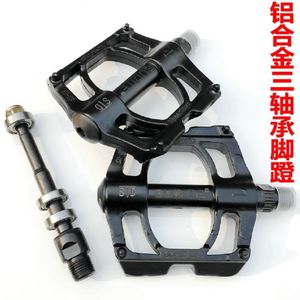 Pédales de vélo de montagne en alliage d'aluminium, double roulement, axe en acier, durables, sans importation - Product Image 5