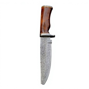 Couteau de chasse et de survie Bowie de haute qualité, édition spéciale, en acier inoxydable avec manche en bois, couteaux Bowie OEM à vendre - Product Image 1