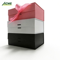Boîte cadeau pliante en papier avec impression personnalisée en gros, matériaux recyclés, impression UV, fermeture magnétique