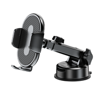 Support de téléphone portable flexible et portable en ABS pour tableau de bord de voiture, avec hauteur réglable, pour téléphones mobiles universels - Vente en gros