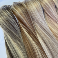 Extensions de cheveux naturels Remy de qualité supérieure, double épaisseur, tissées à la main, invisibles, Genius Weft, 2026 Quality Hair