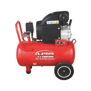 MZB Portable AC 220V/380V 100% Copper Wire Motor 40L Air Compressor with wheels