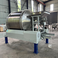 Mélangeur à tambour rotatif horizontal direct usine 100L 200L, mélangeur de poudre, machine à agiter pour le mélange d'épices, d'assaisonnements et de saveurs