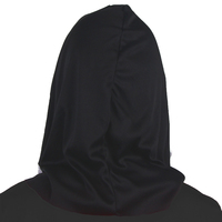 Masque de nonne Halloween Noël Fête costumée Accessoires de costume d'horreur Effrayant Valak Tête de monstre avec capuche en latex pour déguisement