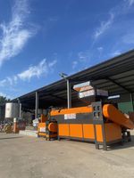 Machine de granulation de plastique à double étage pour recyclage de PP, PE, HDPE, LDPE, LLDPE, avec moteur, production de 100-600 kg/h, garantie 2 ans