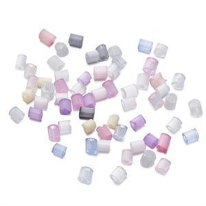 ลูกปัดอะคริลิคทรงกลมขนาด 2 มม. สำหรับทำเครื่องประดับ DIY สีผสม ลูกปัดพลาสติกใส อุปกรณ์งานฝีมือ - Product Image 1
