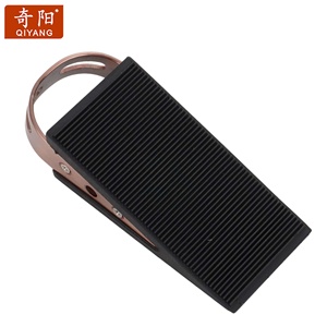 Qiyang Thiết Kế Hiện Đại Thép Không Gỉ 304 Cửa Stopper Cao Su Màu Đen Cửa Dừng Cho Phòng Ngủ Khách Sạn Và Phòng Khách - Product Image 3