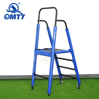 Chaise d'arbitre de volleyball en acier mobile de haute qualité Chaise d'arbitre sur roues