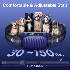 Su Geçirmez Otomatik Havlama Önleyici Tasma Akıllı Köpek Havlama Tanıma Sistemi Şarj Edilebilir Otomatik Uyku Modu Şok Yok Seçeneği Ayarlanabilir Kayış - Product Image 4