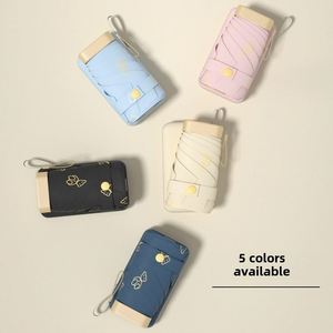 Nuevo Sombrilla Plana Tipo Tarjeta con Función Plegable, Venta al por Mayor para Viajes, Incluye Caja de Regalo - Product Image 1