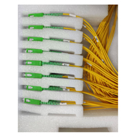Produksi pabrik 1*2/4/8/16/32/64 PLC Splitter serat optik dengan konektor SC/APC