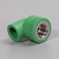 Raccords Ppr d'alimentation en eau de haute qualité adaptateur coudé en laiton femelle en plastique raccord Ppr