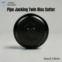 Coupe-disques double robuste sur mesure OEM compatible avec la machine de déplacement de tuyaux Herrenknecht pour le forage de tunnels en roche dure