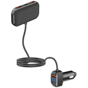 Super <b>Power</b> <b>USB</b> Car Charger Extend Charge <b>HUB</b> 5 Multi-Port Type-C <b>USB</b> Fast Charger Car Kit for Smart Phones - Product Image 4