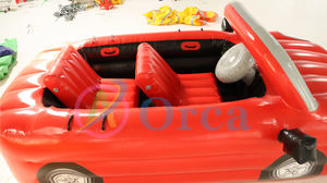 Orca <span class=keywords><strong>Fast</strong></span> <span class=keywords><strong>Furious</strong></span> 4.8x2.4x1.6m Tube remorquable pour sport aquatique gonflable personnalisé Voiture flottante Jeu de sport remorquable pour lac - Product Image 3