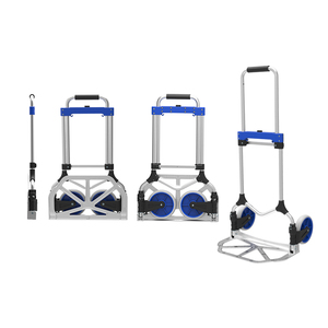 2025 Tốt Nhất Bán Có Thể Gập Lại Nhôm Xe Đẩy Tay Ngành Công Nghiệp Thực Tế Nhiệm Vụ Nặng Nề 7Inch Bánh Xe Gấp Xe Đẩy Với 90Kg Công Suất - Product Image 1