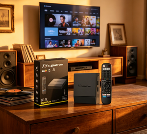 XS97 Smart Pro Amlogic S905X4 Quad Core Android 11 ATV OS 4GB+32GB WiFi de Doble Banda Decodificación 8K TV Box - Product Image 1