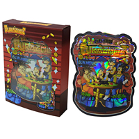 En Stock refermable 3.5g 8e prise pochette debout champignon comestible fleur Cali Packs odeur preuve exotique Mylar sac avec boîte de fenêtre
