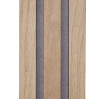 Panneau mural acoustique en chêne écologique et polyester, panneau acoustique en chêne naturel insonorisant, panneaux muraux en bois de chêne