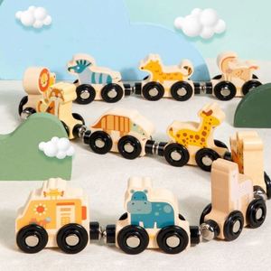 Wholesale CE Certified <b>Creative</b> Design Educational Kids Christmas Birthday <b>Gifts</b> Magnetic 11PCS Number Alphabet Engine Train - Product Image 3