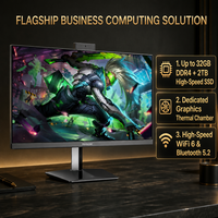 PC tout-en-un 2K 27 pouces LED 1920x1080 Intel Core i7 DDR4 SSD Windows 11 pour WiFi pour usage professionnel