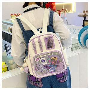 Sac à dos transparent pour étudiantes, motif Anime Kpop Idol, Mochilas <span class=keywords><strong>K</strong></span>-pop Guerreras pour enfants, bonne qualité - Product Image 2