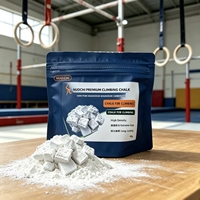 Craie de gymnastique blanche en morceaux et en poudre, en vrac, 1 sac, directement de l'usine Xingtai Hebei Chine, 100g 200g 300g, emballage personnalisé