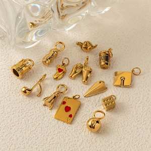 Componentes de Joyería de Alta Calidad, Cadena Básica para Colgante, Chapado al Vacío en Oro de 18K, Serie Daquan Life, 3mm - Product Image 4