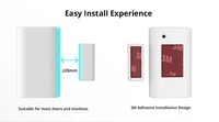 Sensor Zigbee SNZB-04P para Puertas y Ventanas, Monitoreo de Seguridad en el Hogar, Alerta de Manipulación, Notificación, Control Inteligente Local y con Alexa