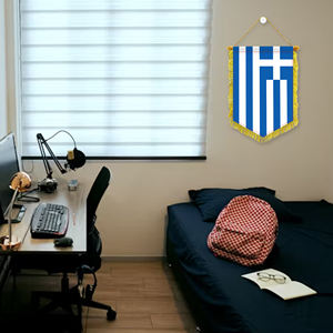 Vente <span class=keywords><strong>en</strong></span> gros nouveau style grèce 30*20cm petit fanion avec glands sur les quatre côtés - Product Image 5