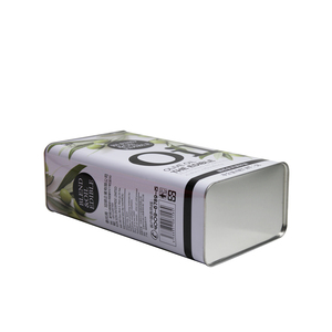 Boîtes en étain rectangulaires pour huile d'olive de 5 L avec impression de logo personnalisée, emballage en étain de qualité <span class=keywords><strong>alimentaire</strong></span>, boîtes en métal pour huile d'olive - Product Image 5