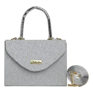 Fana Tonali raffinata borsa Messenger da donna placcata oro in argento, sfoggiatale! Stile semplice argento - Product Image 2