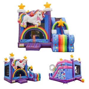 <span class=keywords><strong>Castillo</strong></span> Inflable Gigante Personalizado con Diseño de Unicornio para Niños, <span class=keywords><strong>Castillo</strong></span> de Brinco Inflable para Niños - Product Image 4