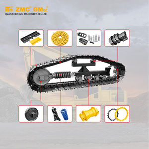 Penjualan Suku Cadang Roda Idler Depan Undercarriage Mini Excavator SH100 Excavator Bulldozer Track Idler untuk Mesin Konstruksi - Product Image 4