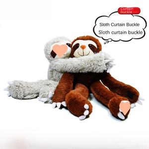 Juguete de peluche suave de algodón personalizado, cortina de perezoso de brazo largo, oso bonito para niños <span class=keywords><strong>con</strong></span> relleno de algodón PP, paquete Opp - Product Image 2