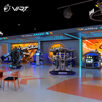 Station de jeu de réalité virtuelle 3d, zones de jeu vr 9d, parc de loisir, arène, pour thème
