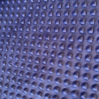 Tissu en velours bulle 100% polyester en gros, tissu super doux à pois Minky pour couverture de bébé