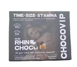 Boîtes de présentation d'emballage d'impression couleur de prix usine boîte-cadeau de chocolat de taureau noir d'énergie écologique - Product Image 1