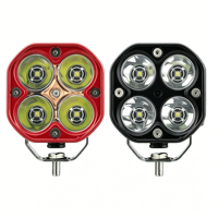 3 Inch 40W Square LED Work Light IP68 Waterproof 12-48V Auxiliary Driving Lamp for Offroad Car Truck Forklift Machinery