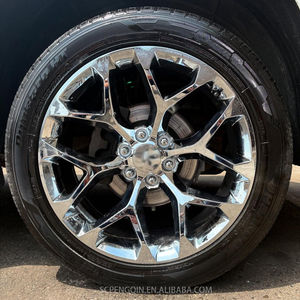 Rines Cromados con Diseño de Copo de Nieve de 20, 22, 24 y 26 Pulgadas, 6x139.7, <span class=keywords><strong>para</strong></span> Chevrolet Silverado 1500, GMC Denali, Cadillac Escalade - Product Image 5