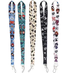 Wholesale Sublimation Keychain Layard For Stafff Work Card Holder Cheap Custom Printed Key Chain Lanyard With Logo